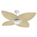 Ver imagem 1 de Ventilador de Teto Office Jet Aspen Venti-Delta Branco 4Pás Rattan Natural+Controle 110v