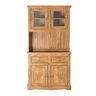 Cristaleira em Madeira 4 Portas 2 Gavetas 105 X 199 Cm Carvalho Rústico Elliottiis - 4