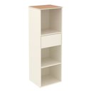 Ver imagem 5 de Armario Compacto Organizador Livreiro Multiuso Livia Office:off/cedro