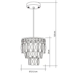 Lustre Pendente Startec Mini Florença Cromado G9 Bivolt - 4