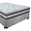 Ver imagem 5 de Cama Box Casal Suede + Colchão Anjos Black Graphite Molas Ensacadas 138x188x64cm Cor:cinza