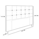 Ver imagem 3 de Cabeceira Casal Queen Cama Box 160cm para Quarto Stambul Suede Preto M11 - D’Rossi