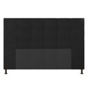 Ver imagem 4 de Cabeceira Casal Queen Cama Box 160cm para Quarto Stambul Suede Preto M11 - D’Rossi