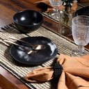 Ver imagem 4 de Prato de Sobremesa Copa e Cia Organic em Cerâmica Preto