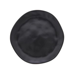 Prato de Sobremesa Copa e Cia Organic em Cerâmica Preto