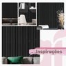 Papel de Parede Ripado Amadeirado Cor Preto Fosco Quarto 10m - 5