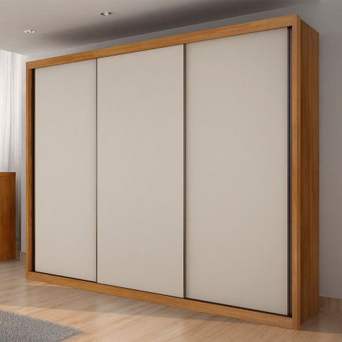 Guarda Roupa Amsterdã 3 Portas 6 Gavetas Clic Móveis