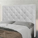 Ver imagem 2 de Cabeceira Cama Box Casal 140 Cm Tania Linho Grigio S04 - D'Rossi