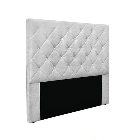 Cabeceira Cama Box Casal 140 Cm Tania Linho Grigio S04 - D'Rossi