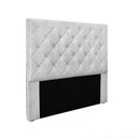 Ver imagem 1 de Cabeceira Cama Box Casal 140 Cm Tania Linho Grigio S04 - D'Rossi