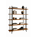 Ver mais imagens de Estante Livreiro Reforçada Prateleira Espaçosa Sala de Estar Industrial Rustica 186 X 145cm Retro