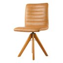 Ver imagem 1 de Poltrona Giratória Mesa de Jantar Alto Padrão Corino Marrom