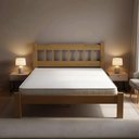 Ver imagem 2 de Cama Queen Madeira Maciça Reforçada com Colchão