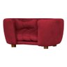 Cama Pet Poltrona Baby Hanna Veludo - Ssx Multicoisas Cor Vermelho - 3