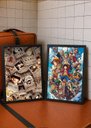 Ver imagem 1 de 2 Quadros A3 One Piece Wanted c/ Vidro e Moldura Preta:A3