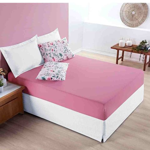 Jogo Lençol Cama Solteiro 2 Peças Micropercal 200 Fios Avere:bothanica