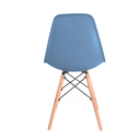 Ver imagem 4 de Cadeira Eames Azul Aço Polipropileno Ideal para Cozinha, Home Office e Sala de Estudo