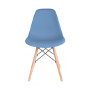 Ver imagem 2 de Cadeira Eames Azul Aço Polipropileno Ideal para Cozinha, Home Office e Sala de Estudo