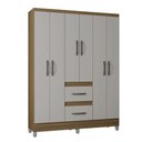 Ver imagem 1 de Guarda Roupa Poquema Capri 6 Portas 2 Gavetas