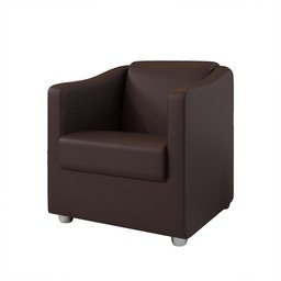 Poltrona Decorativa Mariana Corino Marrom Dal Poz Estofados - 2