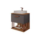 Ver imagem 4 de Gabinete de Banheiro Balcão Duna 1 Porta C/cuba 60cm Cappuccino/freijo - Mgm