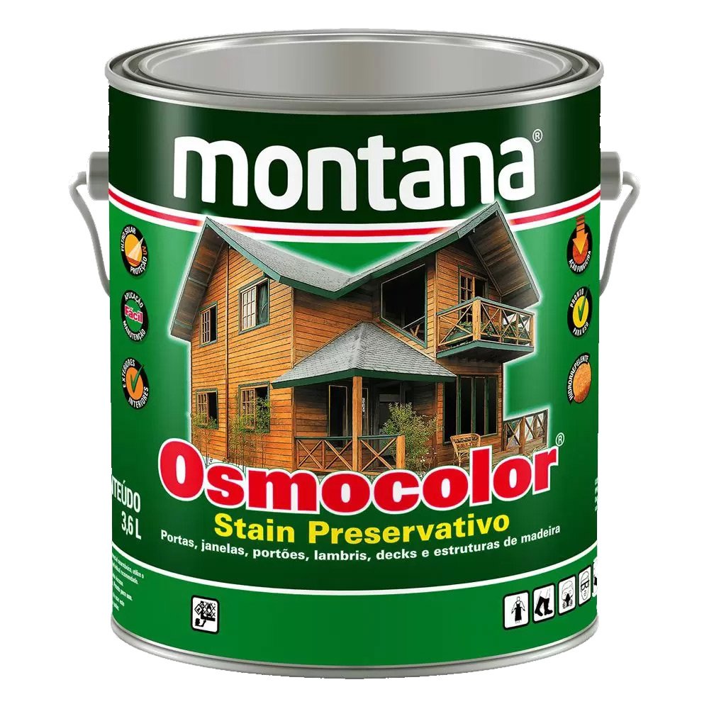 Stain Osmocolor Montana 3,6lt Nogueira 33c110180