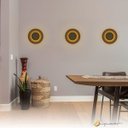 Ver imagem 4 de Arandela Eclipse Redonda Mainz Foskal 8w Led 3000k Luz Indireta Ip65 Externa Bivolt