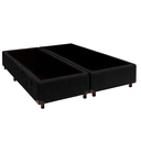 Ver imagem 1 de Cama Box Casal Blindado Nature Preto 138x188