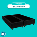 Ver imagem 2 de Cama Box Casal Blindado Nature Preto 138x188