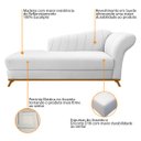 Ver imagem 6 de Kit Diva Recamier Vanessa 160cm Lado Esquerdo e 02 Poltronas Laura Suede - Doce Sonho Móveis RECAMIE