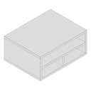 Ver imagem 4 de Suporte para Impressora Prateleira com Divisórias para Mesa:preto