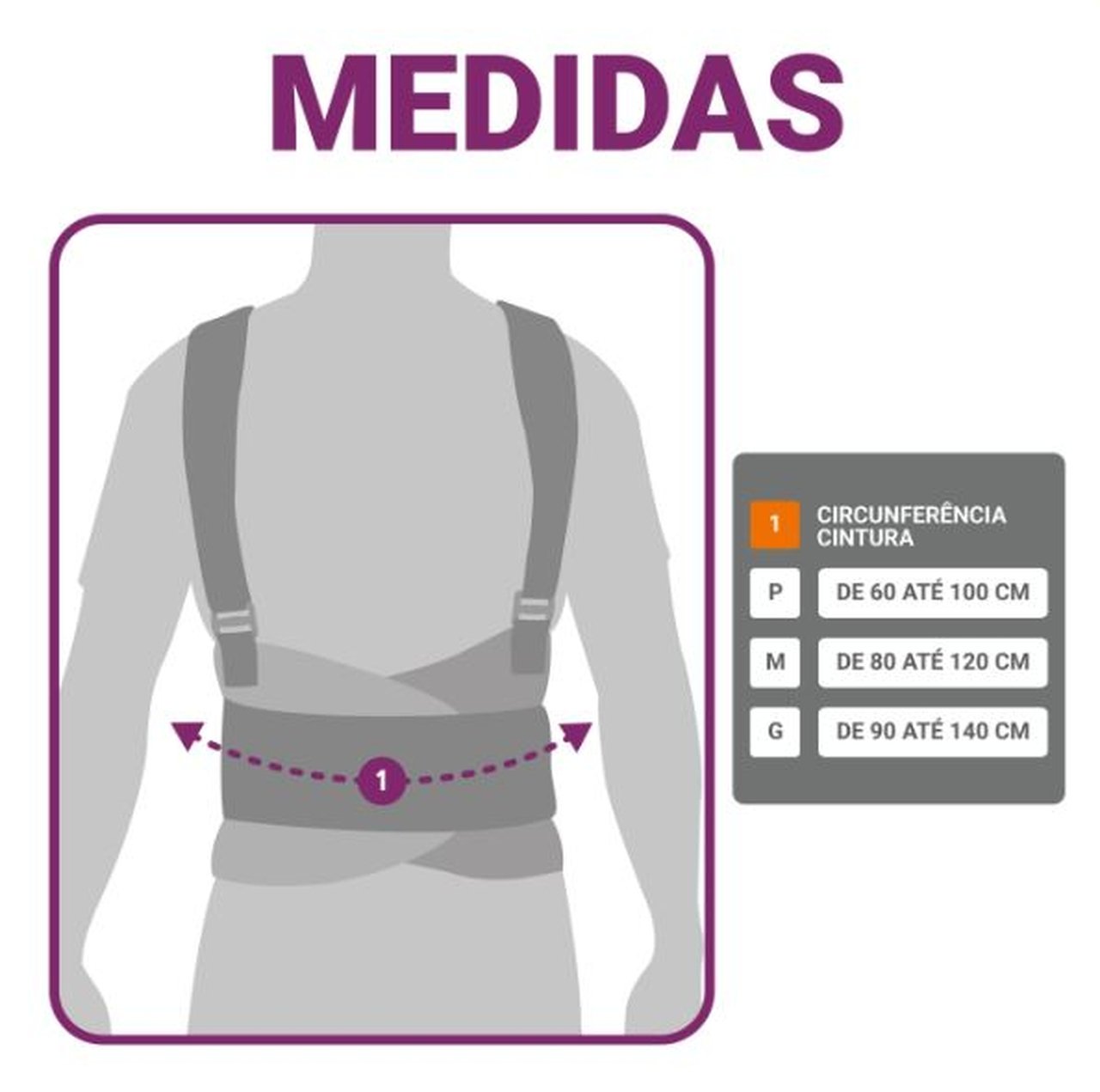 Cinta Ergonômica C/ Suspensório M Hidrolight - 2