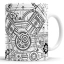 Ver imagem 2 de Caneca Engenheiro de Mecânica - Engenharia Mecânica