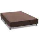 Ver imagem 1 de Cama Box Base Universal Casal Americana Courano Brown (138x188x23) - Ortobom