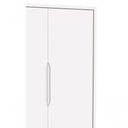 Ver imagem 4 de Guarda-roupa Retrô 2 Portas Théo New Branco Fosco com Natural - Reller