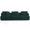 Ver imagem 3 de Sofá 4 Lugares para Sala de Estar Living 288cm Arlo F04 Veludo Verde - Lyam Decor