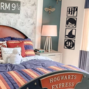Ver imagem 4 de Kit 4 Quadros Decorativos Harry Potter Mdf 20x20 Preto