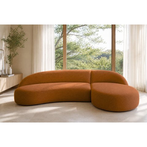 Sofá Luxuoso Sala de Estar Modular 290cm Aiko
