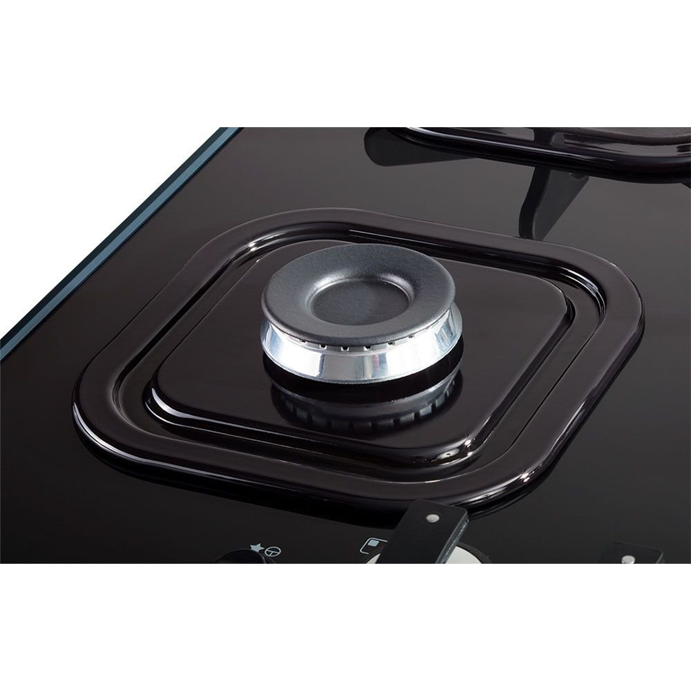 Fogão Mueller Decorato Vetro Piso 4 Bocas Preto Fosco G3 601230050 Bivolt - 8