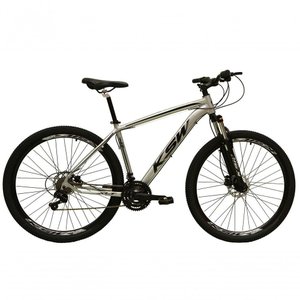 Bicicleta Aro 29 Ksw Xlt 24v Freio a Disco Suspensão Mountain Bike Alumínio Prata 21