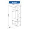 Módulo Guarda-roupa 3 Portas Infinity - 3