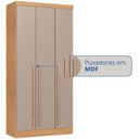 Ver mais imagens de Guarda-Roupa Modulado 3 Portas e 2 Gavetas Infinity Marrom/Cedro/Duna Line
