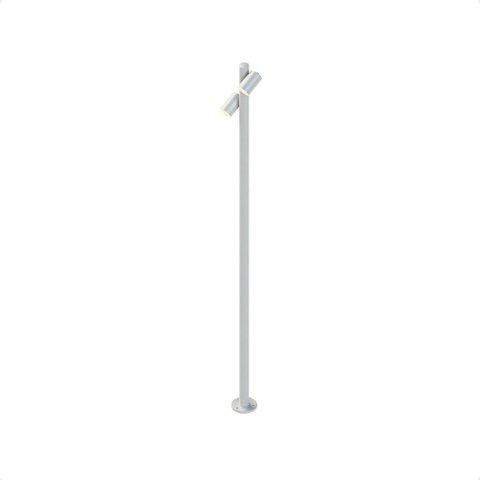 Luminária Poste de Jardim Taschibra Moderno Wabi 160 Mr16 Bivolt Branco