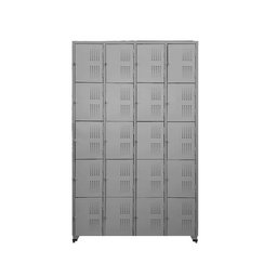 Armário Roupeiro De Aço Vestiário Academia 20 Portas Locker Cinza - 10