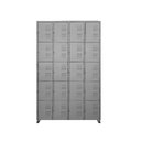 Ver imagem 2 de Armário Roupeiro De Aço Vestiário Academia 20 Portas Locker Cinza