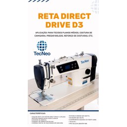 Máquina de Costura Reta Eletrônica-d3-tec Neo 220v - 1