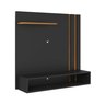Painel Suspenso Para TV Até 32" Light Prado - Preto / Freijó - 3