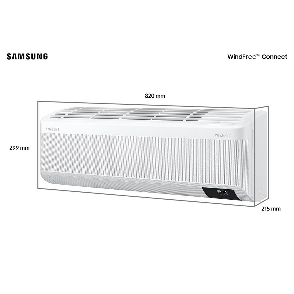 Ar Condicionado Split Inverter Samsung WindFree Connect 12000 BTUs Quente/Frio 220V  AR12BSEAAWKXAZ - 12