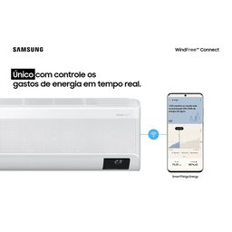 Ar Condicionado Split Inverter Samsung WindFree Connect 12000 BTUs Quente/Frio 220V  AR12BSEAAWKXAZ - 5