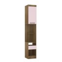 Ver imagem 1 de Mesa de Cabeceira Alta 38cm 1 Porta 1 Gaveta Paris Luciane